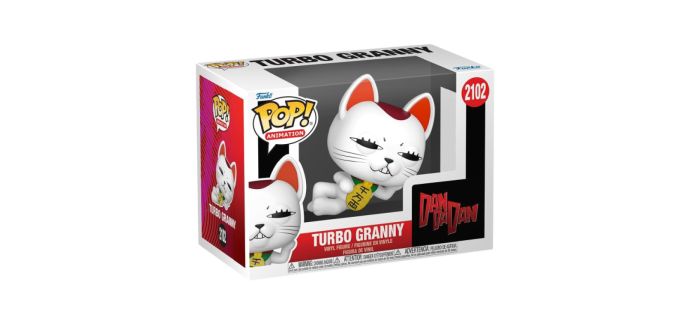 Amazon: Funko Pop Dandadan Turbo Granny Cat à 9,99€ (au lieu de 16,00€)