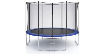 Cdiscount: Trampoline Kangui XXL - Bleu, Ø 426-430 cm, avec filet de sécurité et échelle à 169,99€