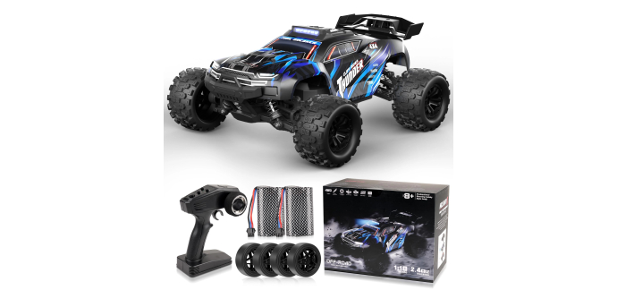 Amazon: Voiture télécommandée 118 High Speed Rc Truggy - 38 km/h, 2,4 GHz, 4WD à 51,05€ (au lieu de 71,13€)