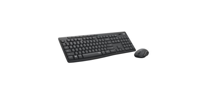 Amazon: Clavier + souris sans fil Logitech MK295 Silent à 24,99€ (au lieu de 37,9€)