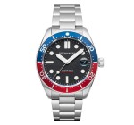Amazon: Montre plongée Spinnaker Mid Croft automatique Pepsi 40 mm à 207,95€