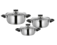 LIDL: SILVERCREST Set de 3 faitouts inox - 16/18/20 cm, induction, four 150°C à 16,99€ (au lieu de 19,99€)