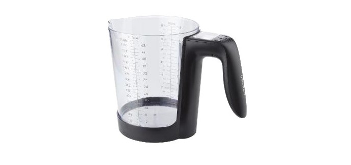 LIDL: SILVERCREST Verre doseur numérique - 5 kg, 1,5 l, LCD à 6,99€ (au lieu de 9,99€)