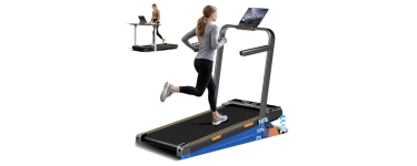 JoyBuy: ROBORE X5F Tapis de course pliable - Moteur 2,5 HP, 10 km/h, charge 150 kg - écran à 189,99€