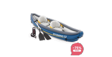 Intex: Set kayak gonflable Wyoming C2 à 43,75€ (au lieu de 175€)