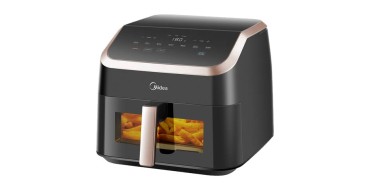 JoyBuy: Midea Friteuse sans huile 8,5 L, hublot transparent, 8-en-1 - lave-vaisselle à 49,98€