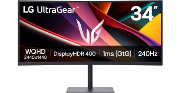 Amazon: Écran PC 34" LG 34G600A-B - WQHD 3440x1440, 160Hz, VA, FreeSync Premium à 213,99€