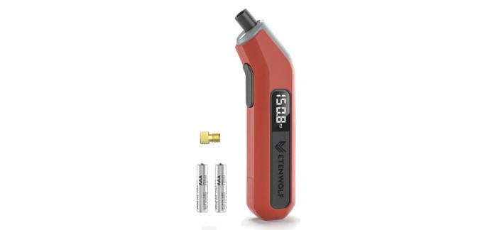 JoyBuy: ETENWOLF T300 Plus Manomètre numérique pression pneus 200 PSI, écran LED, valve Presta à 6,99€