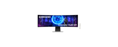 Amazon: Ecran PC 49" Samsung Odyssey OLED G9 240Hz - Sans Reflet, 0.03ms, Dalle OLED 1800R, 5120x1440 à 899€