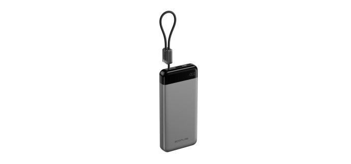 Amazon: Batterie Externe Ef Ecoflow - 20 000 mAh, Recharge Rapide PPS 45 W, câble USB-C à 32,99€