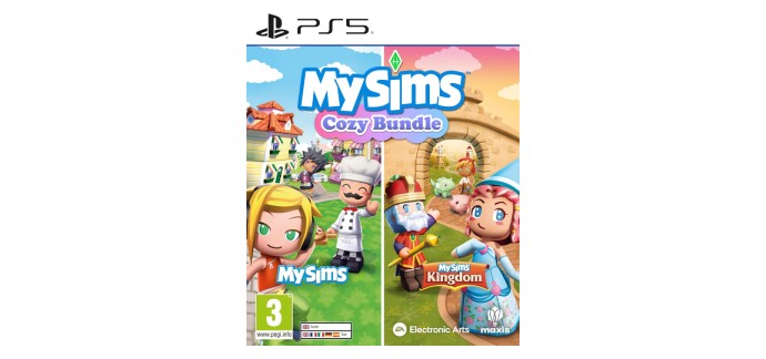 Amazon: MySims Collection Cosy Bundle (PS5) à 18,32€ (au lieu de 39,99€)