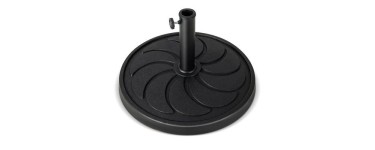 Cdiscount: Pied de Parasol Rond COSTWAY 18 kg pour mât Ø 38/48 mm à 47,99€ (au lieu de 69,99€)