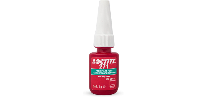Amazon: Adhésif Frein Filet Loctite 271 - Blocage et Étanchéité, 5ml à 4,54€ (au lieu de 10€)