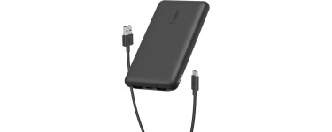 Amazon: Batterie Externe Belkin 10000mAh 15W Noir à 10,22€ (au lieu de 14,99€)