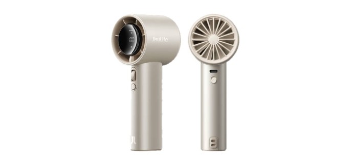 JoyBuy: JISULIFE Pro1S Turbo ventilateur portable à écran LED à 49,99€ (au lieu de 69,99€)