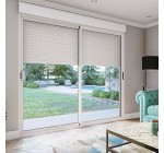 Castorama: Baie coulissante aluminium blanc avec volet roulant électrique intégré motorisation Somfy - l.240 x