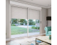 Castorama: Baie coulissante aluminium blanc avec volet roulant électrique intégré motorisation Somfy - l.240 x