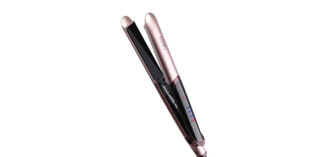 JoyBuy: CONFU 529 Fer à boucler et lisser 2-en-1, ions négatifs à 9,9€ (au lieu de 19,9€)
