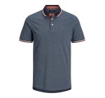 Amazon: Polo Uni Jack & Jones col chemise - Taille XL à 14,62€ (au lieu de 25,55€)