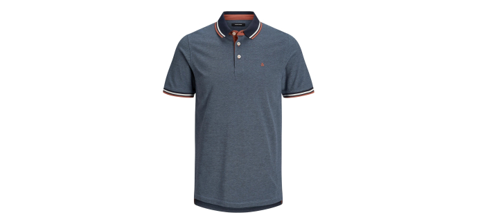 Amazon: Polo Uni Jack & Jones col chemise - Taille XL à 14,62€ (au lieu de 25,55€)