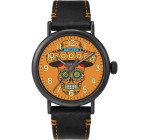 Amazon: Montre Timex Waterbury Standard Dia de Los Muertos - Analogique Quartz, Bracelet Cuir à 54,31€