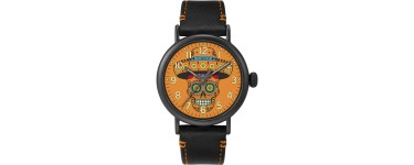 Amazon: Montre Timex Waterbury Standard Dia de Los Muertos - Analogique Quartz, Bracelet Cuir à 54,31€