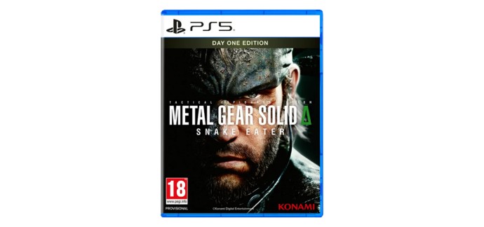 Fnac: Metal Gear Solid Delta (PS5) à 32,49€ (au lieu de 79,99€)