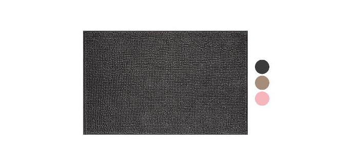 LIDL: LIVARNO Tapis de bain 50x80 cm, microfibre, antidérapant à 3,99€ (au lieu de 4,49€)