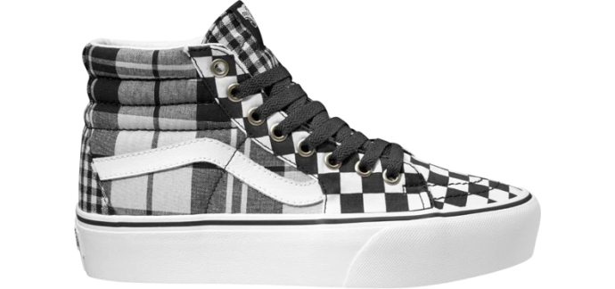 Kickz: Vans Sk8-Hi Plaid Checkerboard à 37,95€ (au lieu de 92,95€)