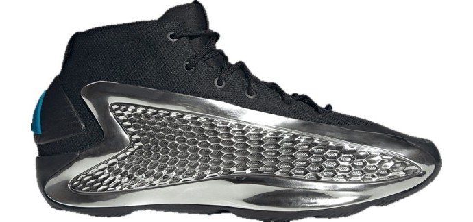 Kickz: Adidas Anthony Edwards 1 Chrome Noir à 55,95€ (au lieu de 139,95€)