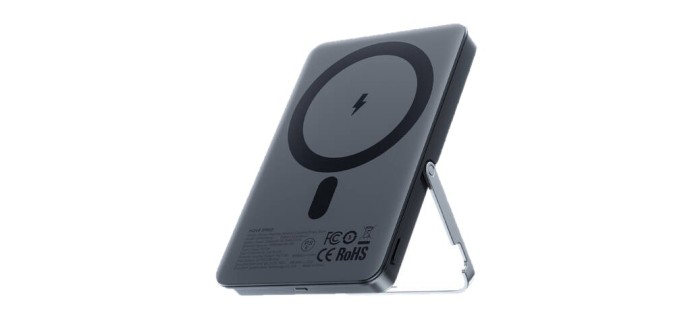 JoyBuy: MOVESPEED S05Pro Batterie externe 5000 mAh, 15 W USB-C, charge sans fil magnétique à 22,99€
