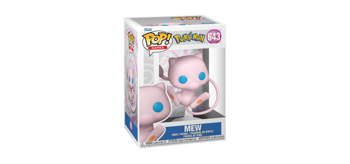 Amazon: Figurine Pop Pokémon Mew à 9€ (au lieu de 12,99€)