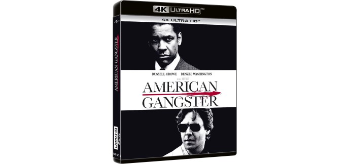 Amazon: Blu-ray 4K UHD American Gangster à 12,31€ (au lieu de 14,99€)