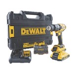 Screwfix: Perceuse visseuse à percussion sans fil brushless DeWalt DCD778D2TA 18V 2x2Ah à 179,99€