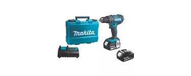 Screwfix: Perceuse visseuse à percussion Makita DHP482 18V LXT - 2 batteries 3Ah à 199,99€