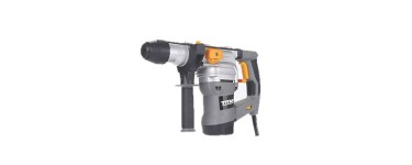 Screwfix: Perforateur SDS+ filaire Titan TTB810DRH 4,9kg 5J à 49,99€ (au lieu de 69,99€)