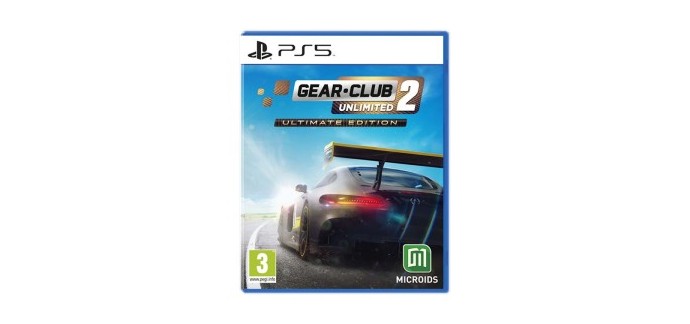 Amazon: Gear Club Unlimited 2 Ultimate Edition (PS5) à 21,83€ (au lieu de 39,99€)