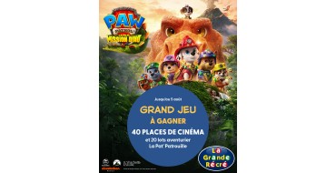 La Grande Récré: Des places de cinéma ou 10 coffrets Aventurer La Pat' Patrouille à gagner