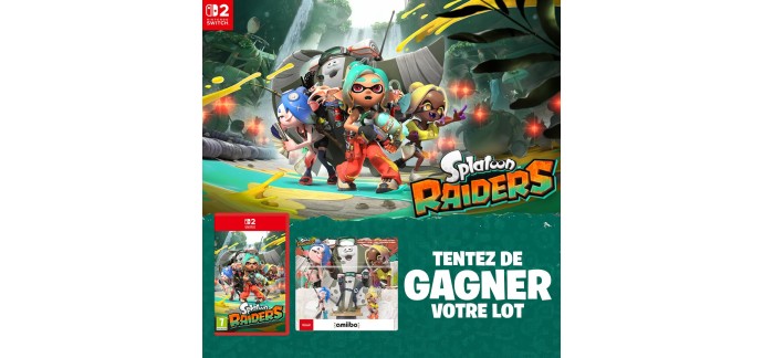 Micromania: 1 pack jeu Splatoon Raiders + Amiibo pour Nintendo Switch 2 à gagner