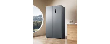 Xiaomi: Réfrigérateur américain Mijia Side-by-Side 621 L - No Frost, 35 dB, Inverter, Ag⁺ Fresh à 799€