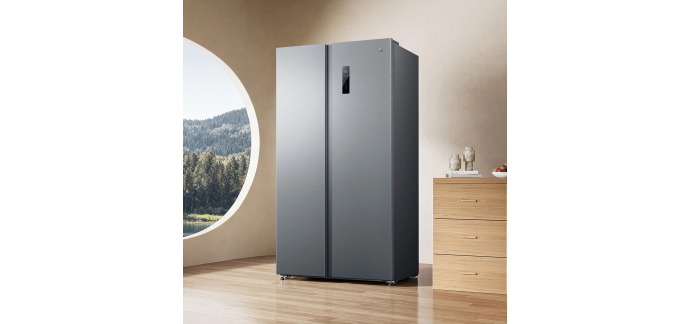 Xiaomi: Réfrigérateur américain Mijia Side-by-Side 621 L - No Frost, 35 dB, Inverter, Ag⁺ Fresh à 799€