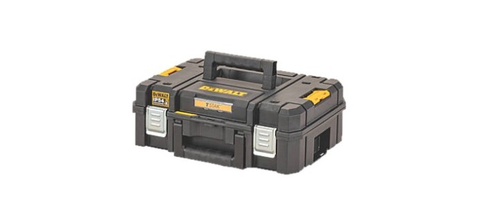 Screwfix: Boîte à outils DEWALT TSTAK 2.0 440mm à 25,49€ (au lieu de 29,99€)