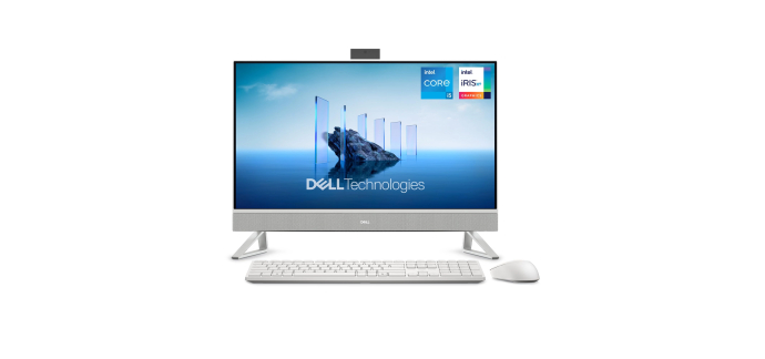 Amazon: PC fixe 27" Dell Inspiron EC27250 All-in-One - FHD IPS, i5-1334U, 16 Go RAM, SSD 512 Go à 619€