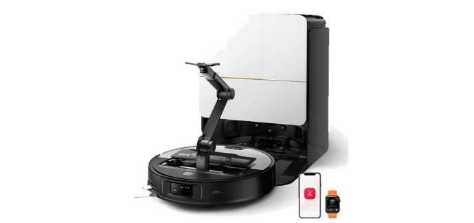 JoyBuy: Roborock Saros Z70 - Aspirateur robot 22 000 Pa, bras OmniGrip, lavage eau chaude à 799€