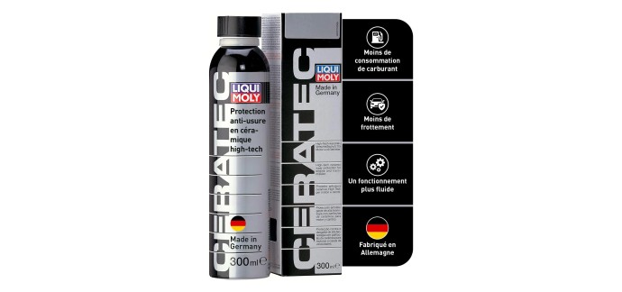 Amazon: Additif d'huile céramique anti-usure Liqui Moly Cera Tec 3721 - moteurs essence et diesel à 22,50€