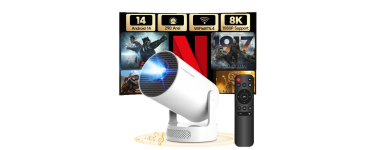 JoyBuy: MAGCUBIC HY300Pro+ Mini Projecteur 8K 1080P, WiFi 6, BT 5.4, Android 14, 290 ANSI à 49,9€