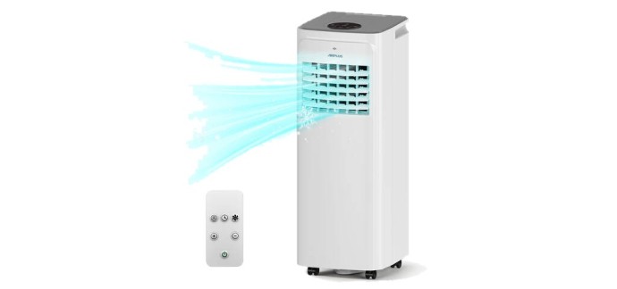 JoyBuy: ELECCI Climatiseur mobile 9000 BTU 4-en-1 - Classe A, R290, 30 m² à 269,9€ (au lieu de 349,9€)