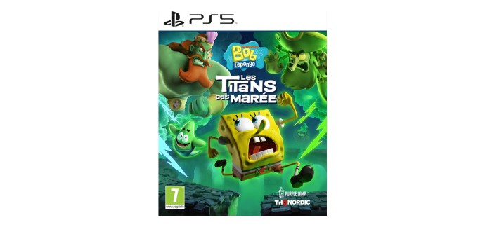 Amazon: Bob L'éponge Les Titans Des Marées (PS5) à 19,99€ (au lieu de 39,99€)