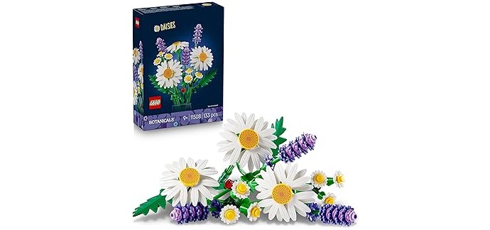 Amazon: LEGO® Botanicals Marguerites (11508) à 9,59€ (au lieu de 14,99€)