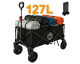 JoyBuy: Chariot de transport pliable Ochama - 127L, charge 200kg, double frein à 36,72€ (au lieu de 59,99€)